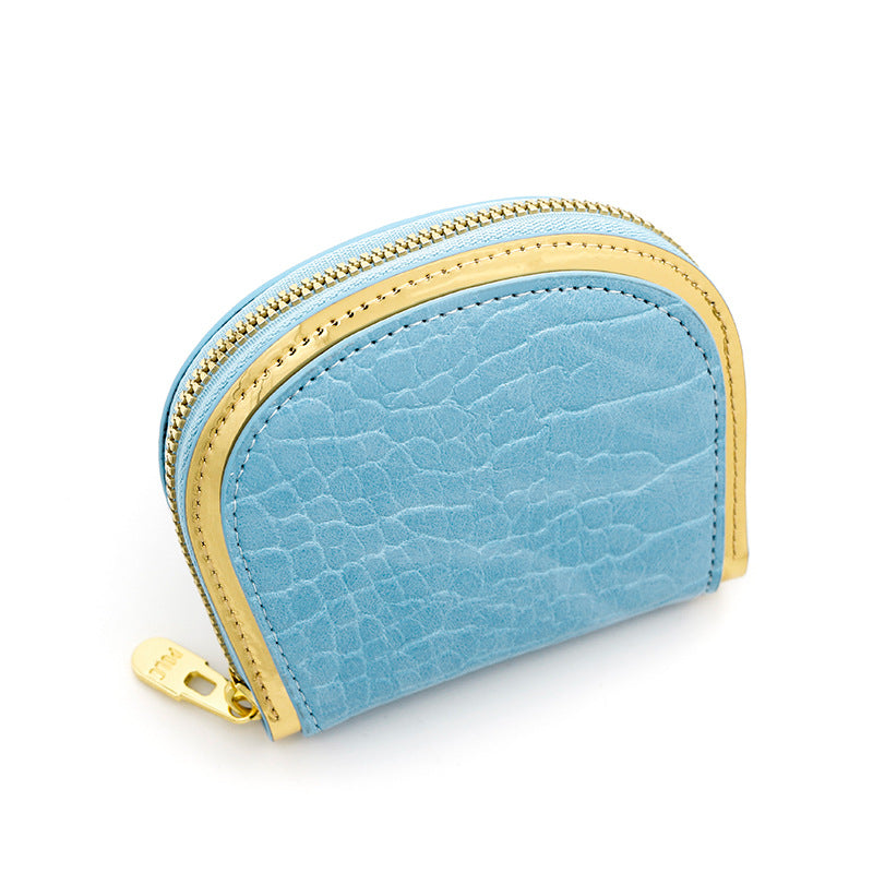 Wholesale PU Ladies Short Zipper Coin Purse